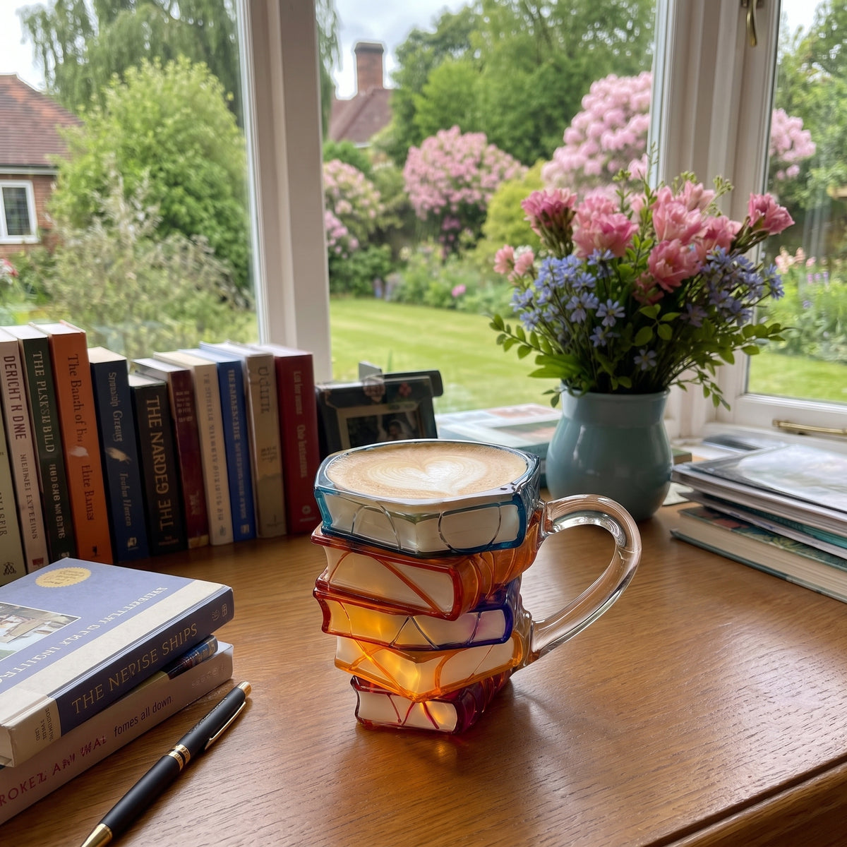 NookMug™ - The Stacked book design Mug